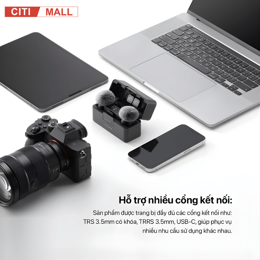 DJI Mic 3 - Micro Thế Hệ Mới 2026 tại citimall x giga việt nam 21