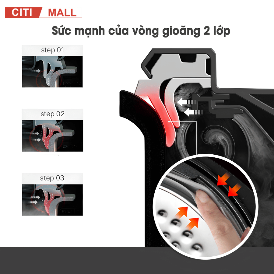 Cuckoo CRP-KHTAS1010FWM - Nồi cơm điện cao tần 2026 tại Citimall 14