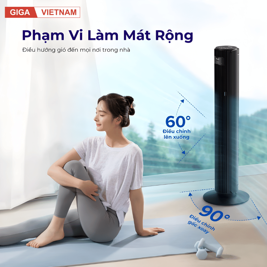 Levoit Smart WiFi 42 inches - Quạt Tháp Điều Hòa 2026 tại citimall x gigavietnam 06