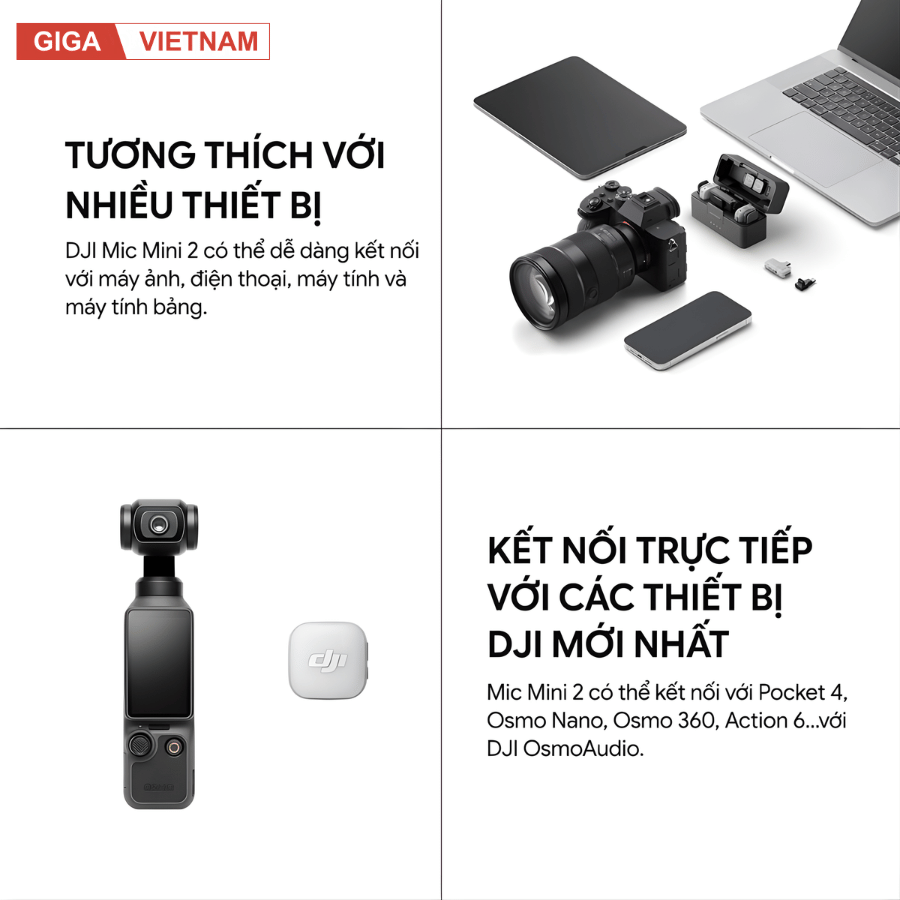 DJI Mic Mini 2 - Micro Thế Hệ Mới 2026 tại Citimall x Giga Việt Nam 025
