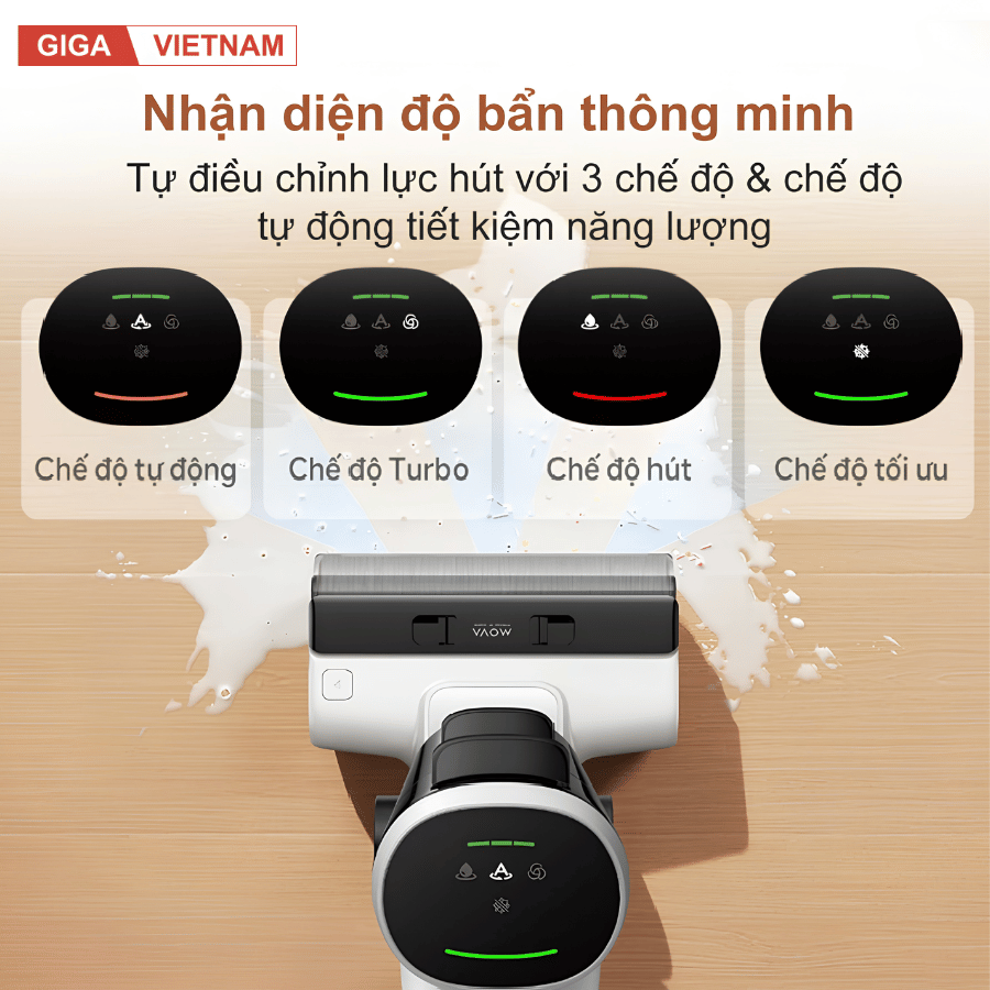 Mova K20 Pro - Máy Hút Bụi Lau Sàn Cầm Tay 2026 tại Giga Việt Nam 04