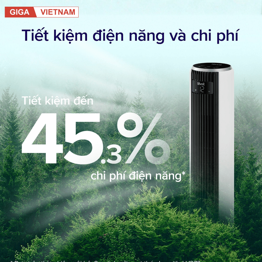 Levoit Classic 36 Inches - Quạt Tháp Điều Hòa 2026 tại Giga Việt Nam x Citimall 10