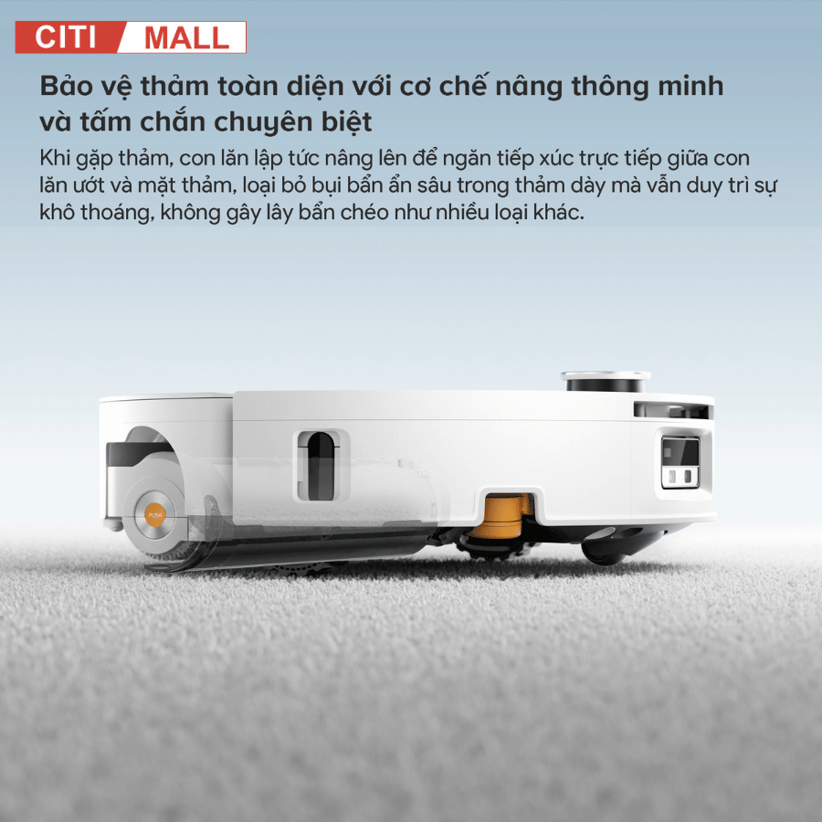 Robot hút bụi lau nhà Roborock Qrevo Edge 2 Flow tại Citimall 07