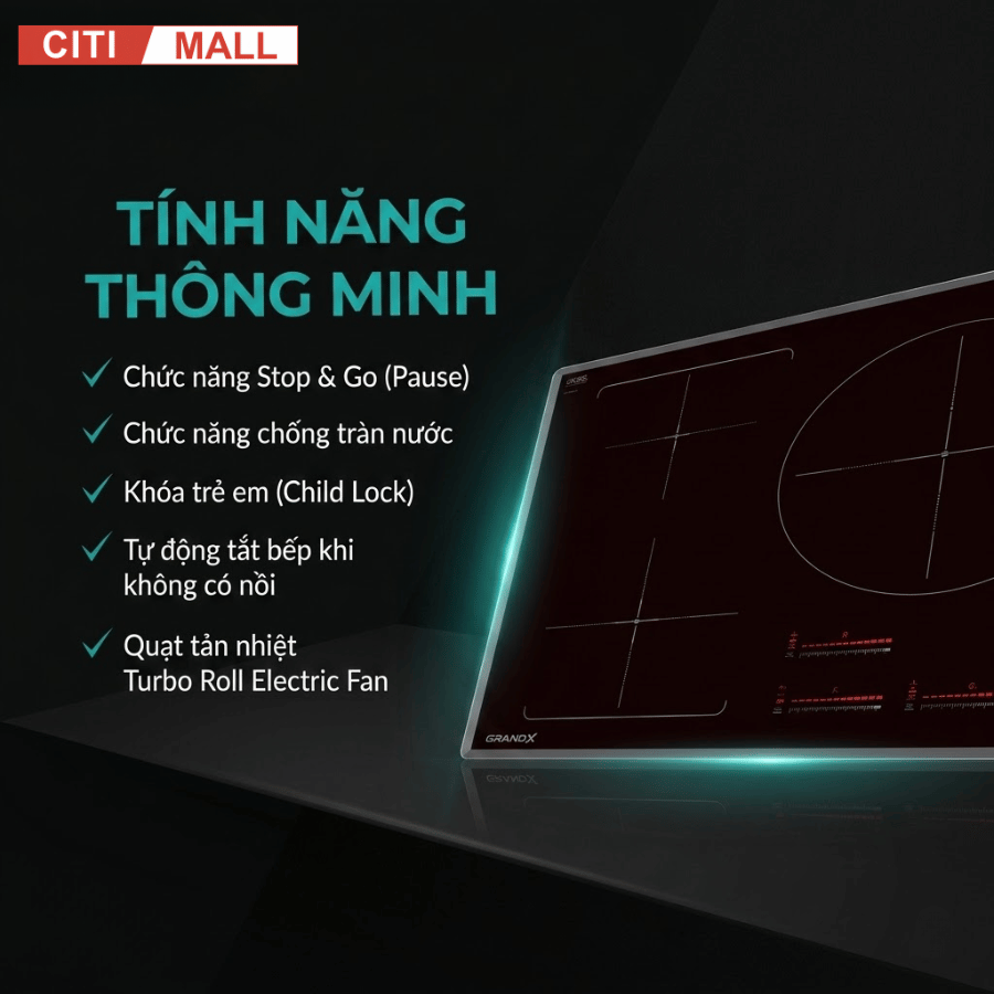 GRANDX GX IH933G - BẾP TỪ GRANDX 2026