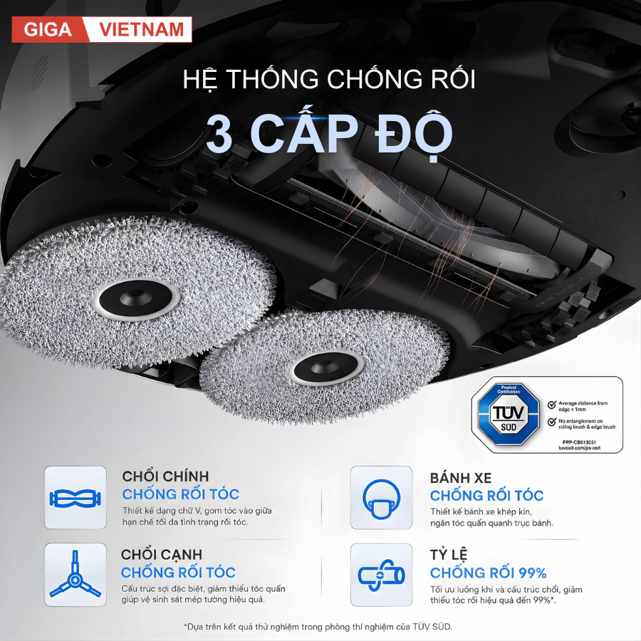 Mova E50 Pro Ultra - Robot Hút Bụi Lau Nhà 2026 tại Citimall - Giga Việt Nam 06