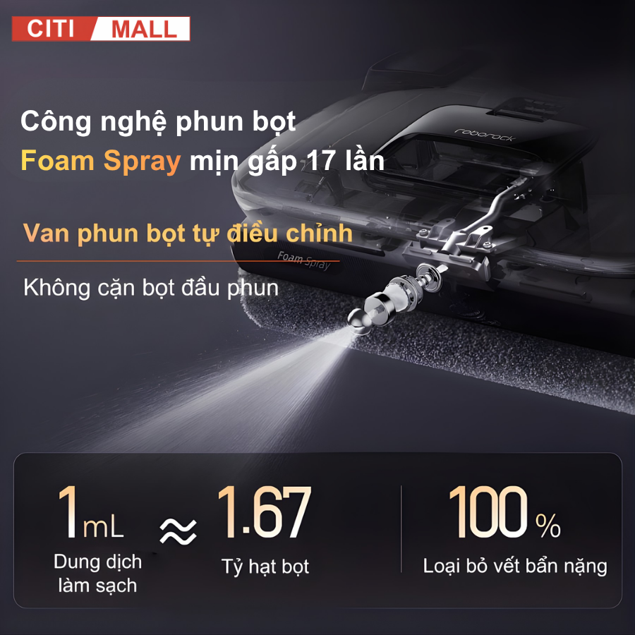 Roborock F25 ACE Pro - Máy Hút Bụi Lau Nhà 2026 tại Citimall 03