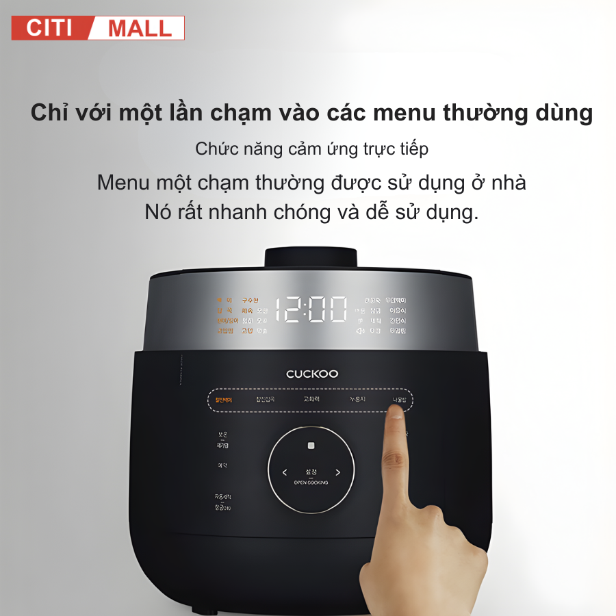 Cuckoo CRP-LHTR0610 - Nồi cơm điện cao tần 2026 tại Citimall 08