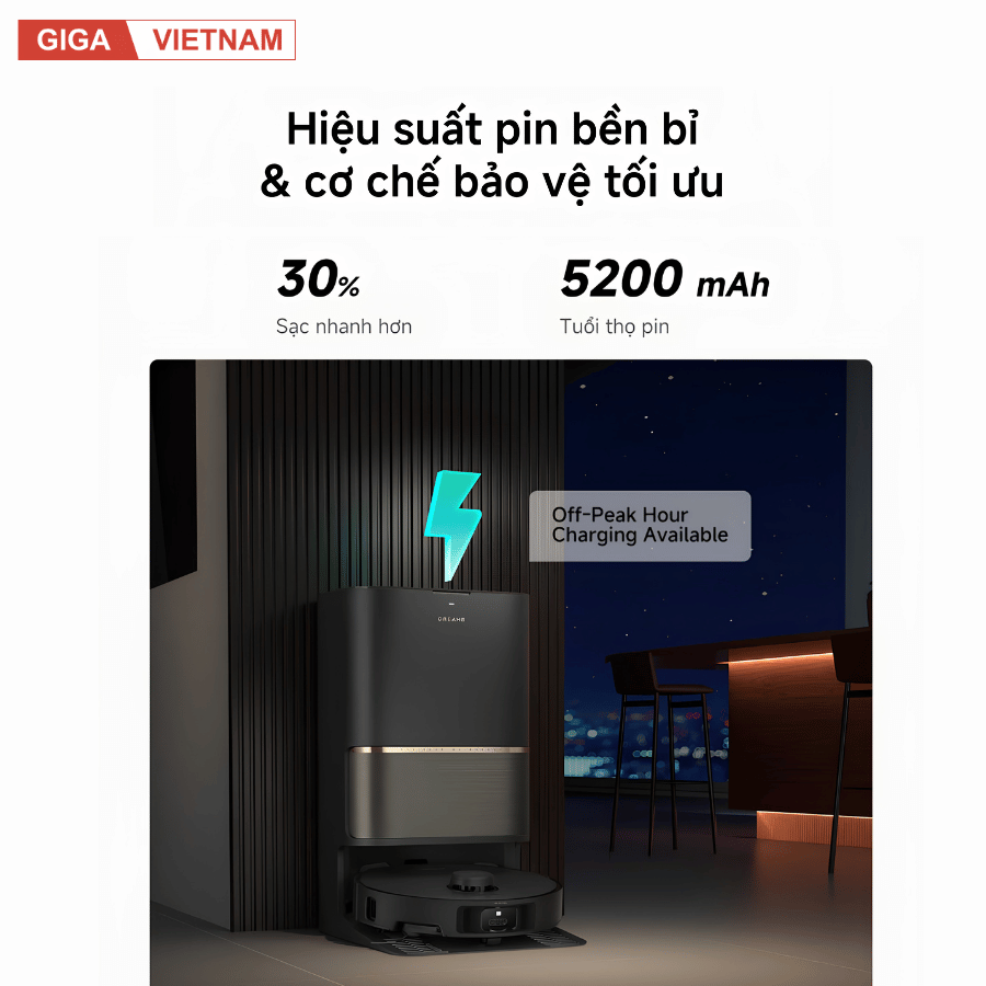 Dreame L50S Pro Ultra - Robot Hút Bụi Lau Sàn 2026 tại Giga Việt Nam x Vua Nhà Bếp Đức 13
