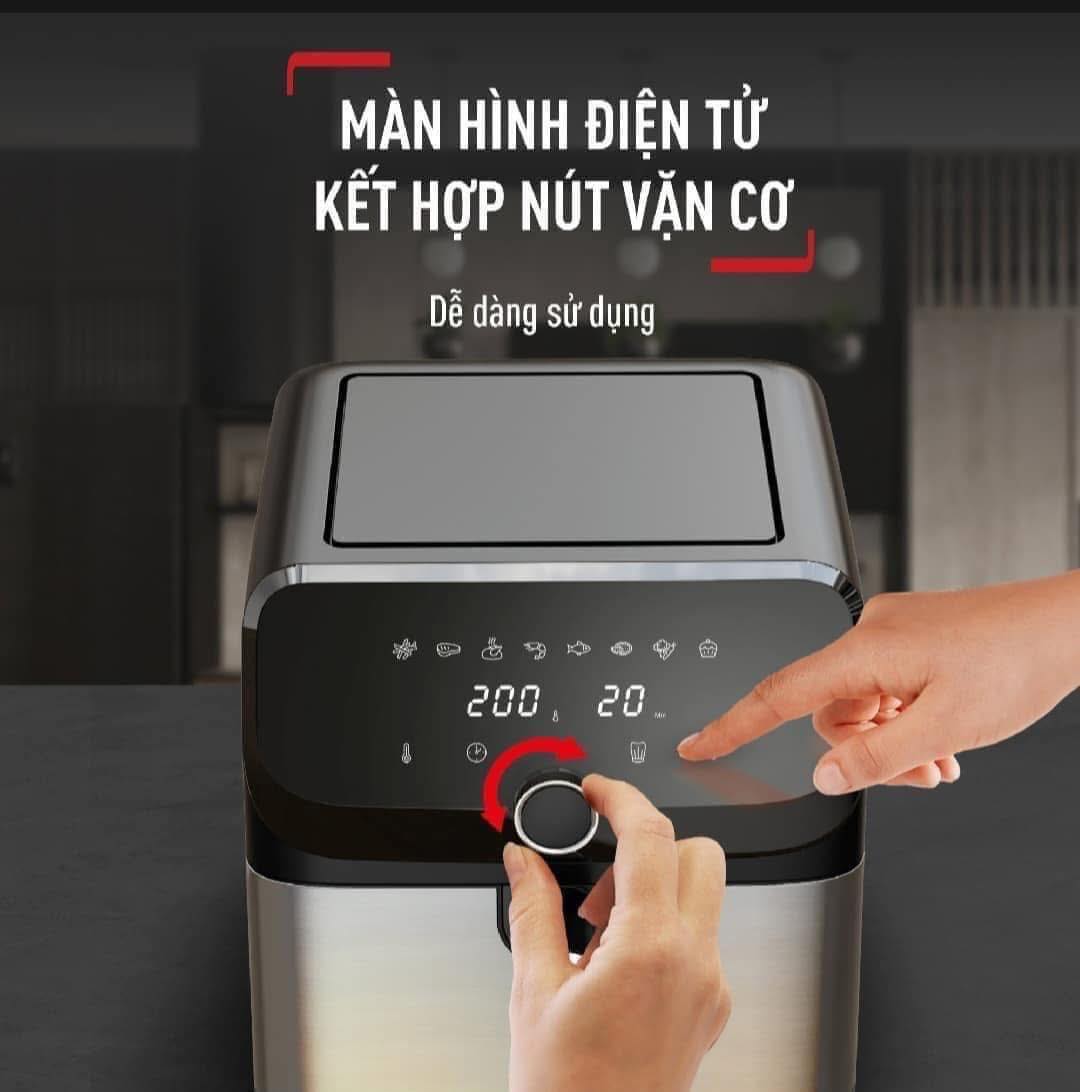 Nồi chiên không dầu điện tử Tefal EY855D68 EasyFry Mega - 7.5L