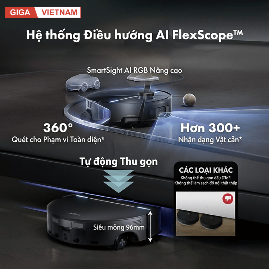 MOVA Z70 Ultra Roller - Robot Hút Bụi Lau Nhà 2026 tại Giga Việt Nam 10