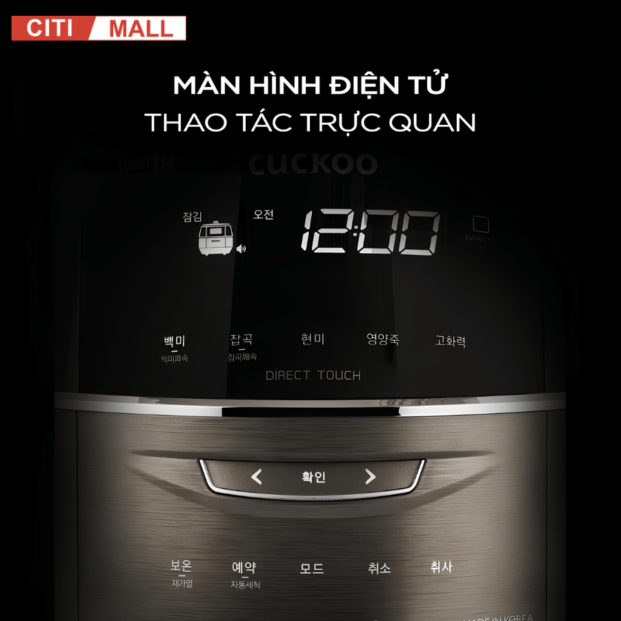 CUCKOO CRP-FHS1010FD - Nồi cơm điện cao tần 2026 tại Citimall 08