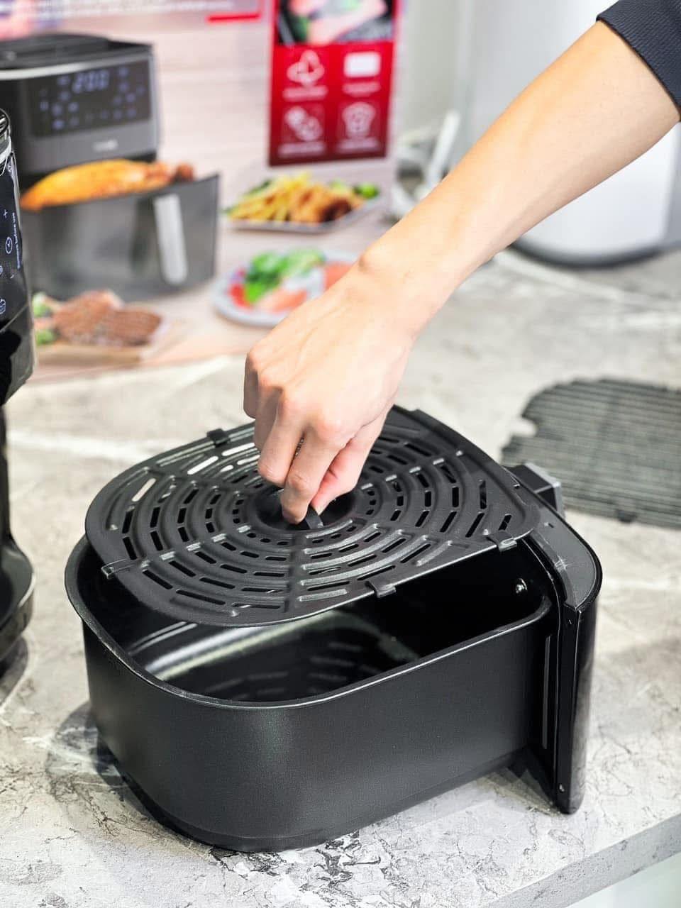 NỒI CHIÊN KHÔNG DẦU KẾT HỢP HẤP TEFAL FW201815 (6,5L)