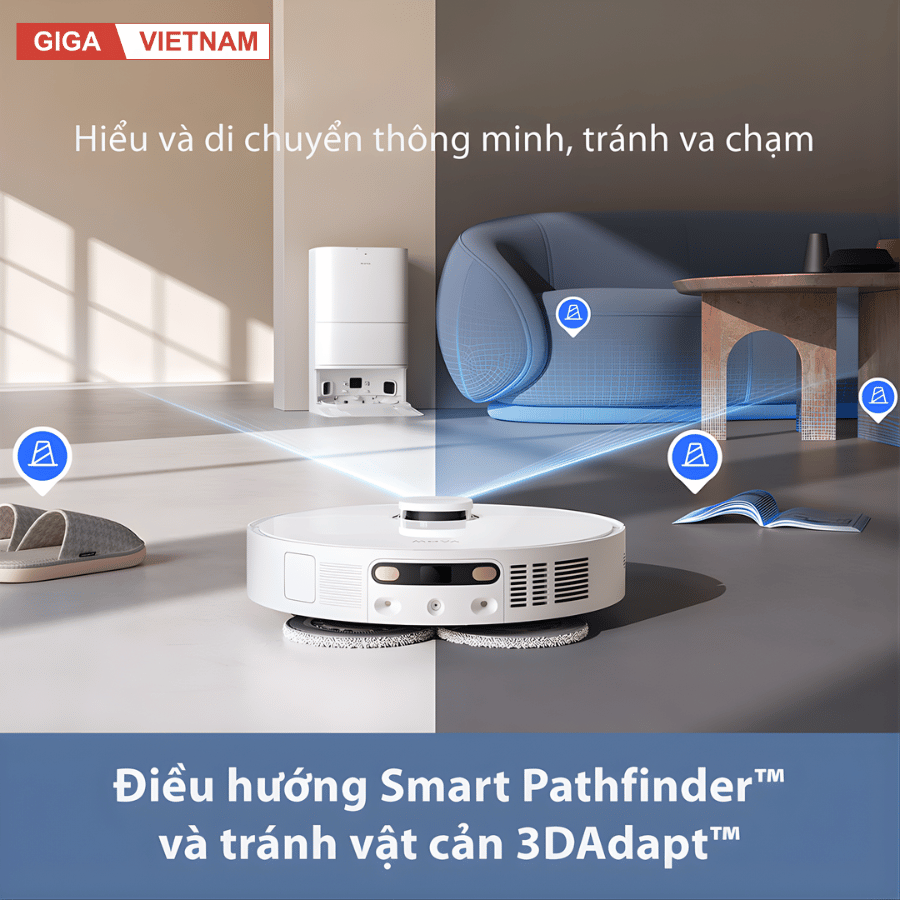 Mova E30 Ultra - Robot Hút Bụi Lau Sàn 2026 tại Giga Việt Nam 08