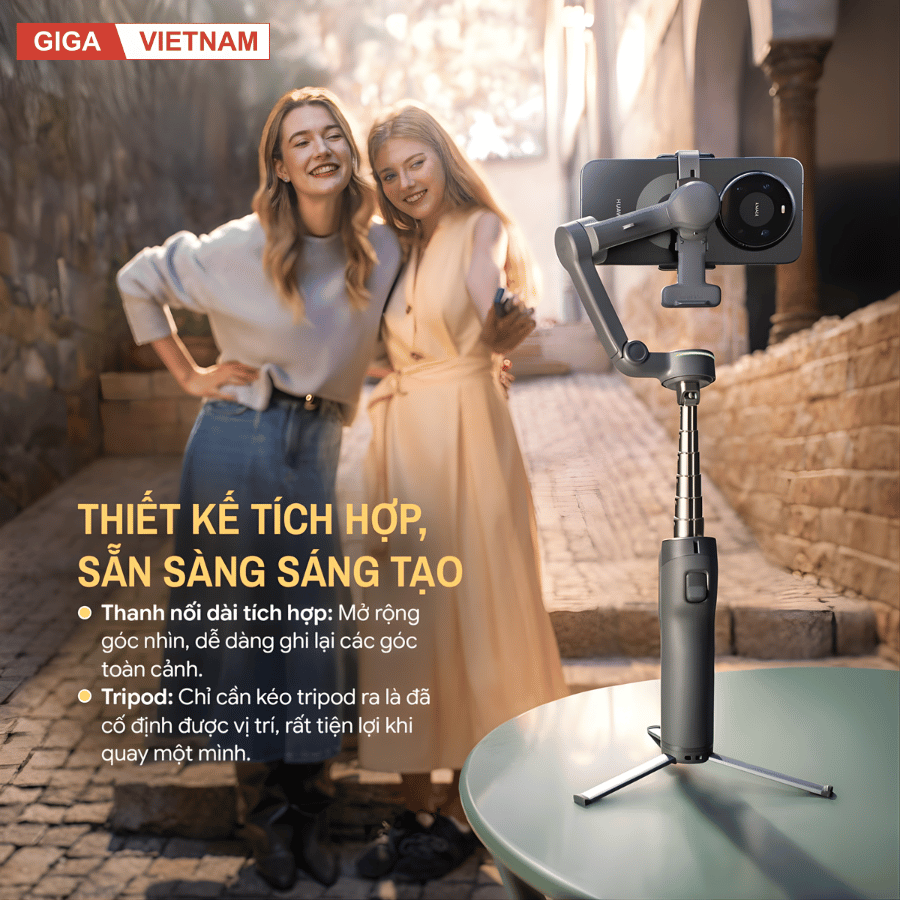 DJI Osmo Mobile 8P - Gimbal Thế Hệ Mới 2026 tại Giga Việt Nam x Citimall 015