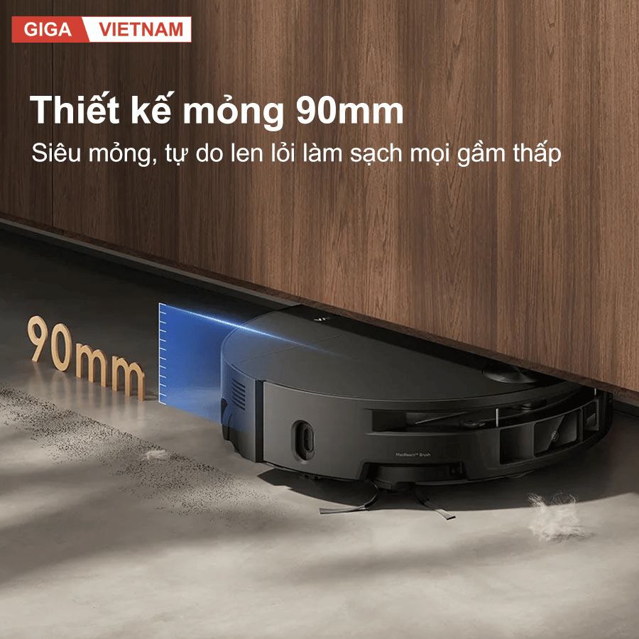 Mova S70 Roller - Robot Hút Bụi Lau Sàn 2026 tại Giga Việt Nam 06