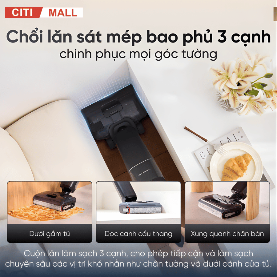 Dreame H16 GT - Máy Hút Bụi Lau Sàn 2026 tại Citimall x Giga Việt Nam 05