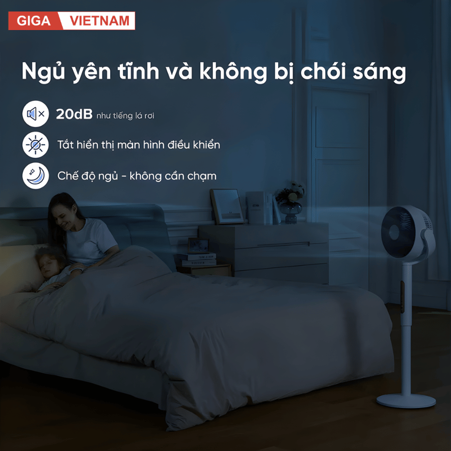 Levoit Pedestal 22.9cm - Quạt Tuần Hoàn Không Khí 2026 tại Giga Việt Nam x Citimall 07