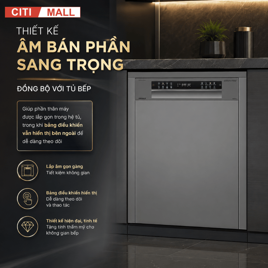 MÁY RỬA BÁT GRANDX SMI8GX82 2026