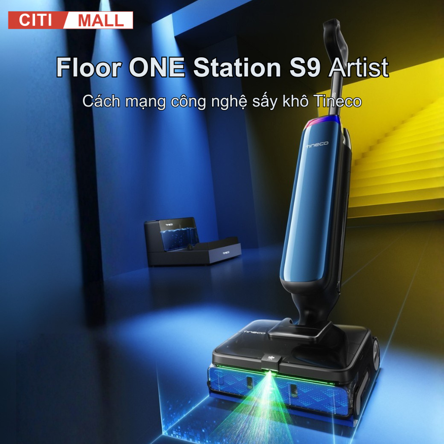 Tineco Station S9 Artist- Máy Hút Bụi Lau Nhà 2026 tại Citimall 05