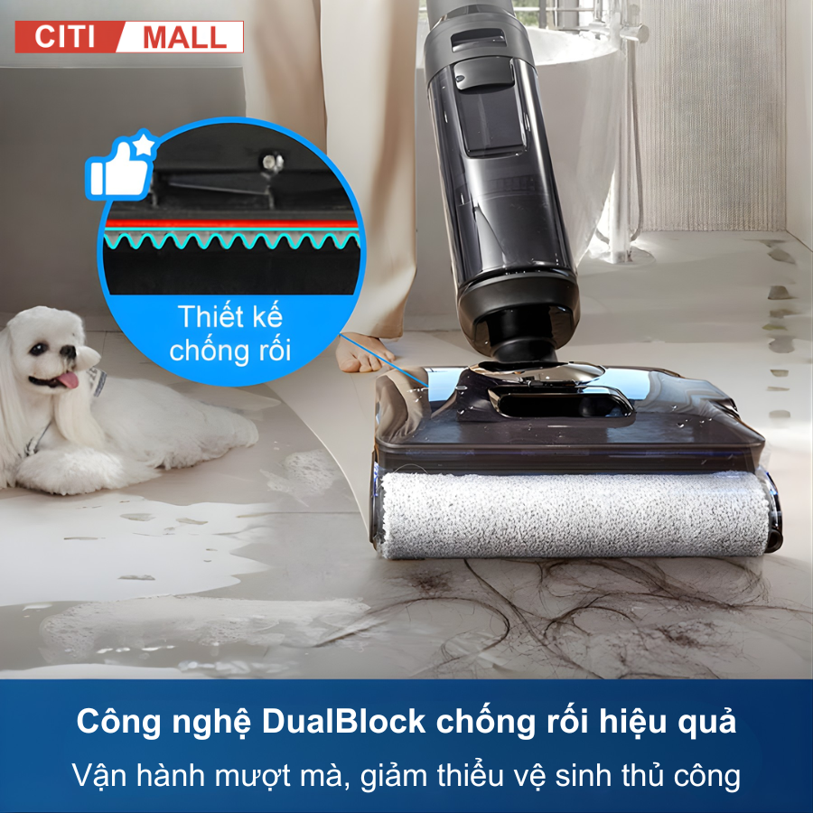 Tineco FLOOR ONE S7 Stretch Steam- Máy Hút Bụi Lau Nhà 2026 tại Citimall 05