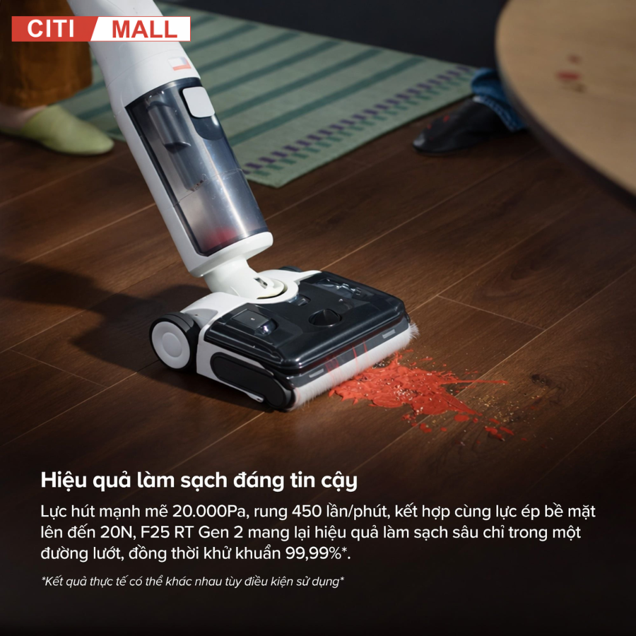 Roborock F25 RT Gen 2 - Máy Hút Bụi Lau Nhà 2026 tại Citimall 04