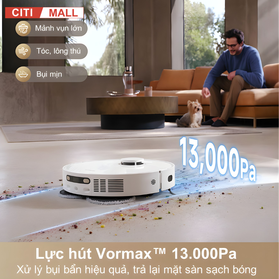 Dreame D20 Ultra - Robot Hút Bụi Lau Nhà 2026 tại Citimall 05