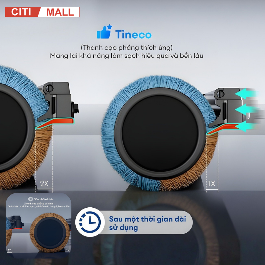 Tineco FLOOR ONE S6 Stretch Max- Máy Hút Bụi Lau Nhà 2026 tại Citimall 05