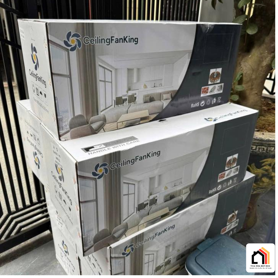 Quạt trần đèn CeilingFanking QT-001 tại Vua Nhà Bếp Đức 05