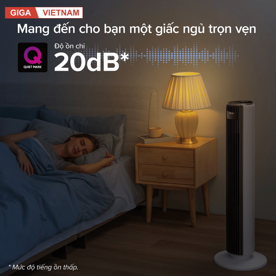 Levoit Classic 36 Inches - Quạt Tháp Điều Hòa 2026 tại Giga Việt Nam x Citimall 04