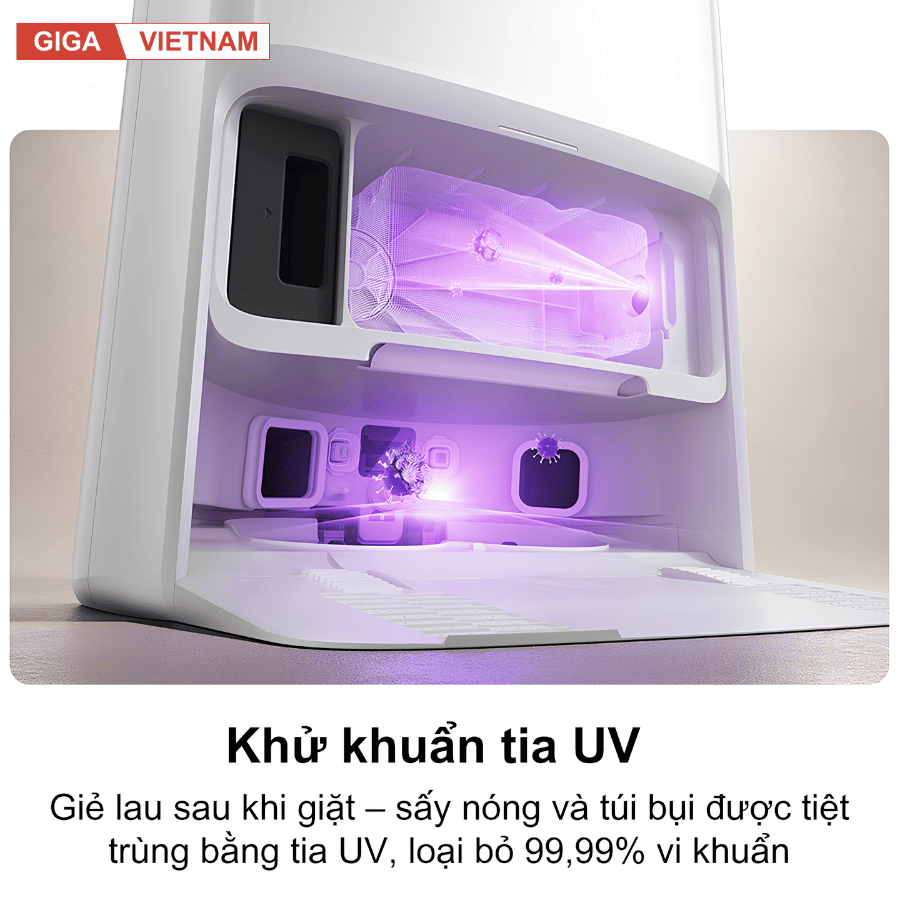 Mova V50 Ultra  - Robot Hút Bụi Lau Sàn 2026 tại Giga Việt Nam 013