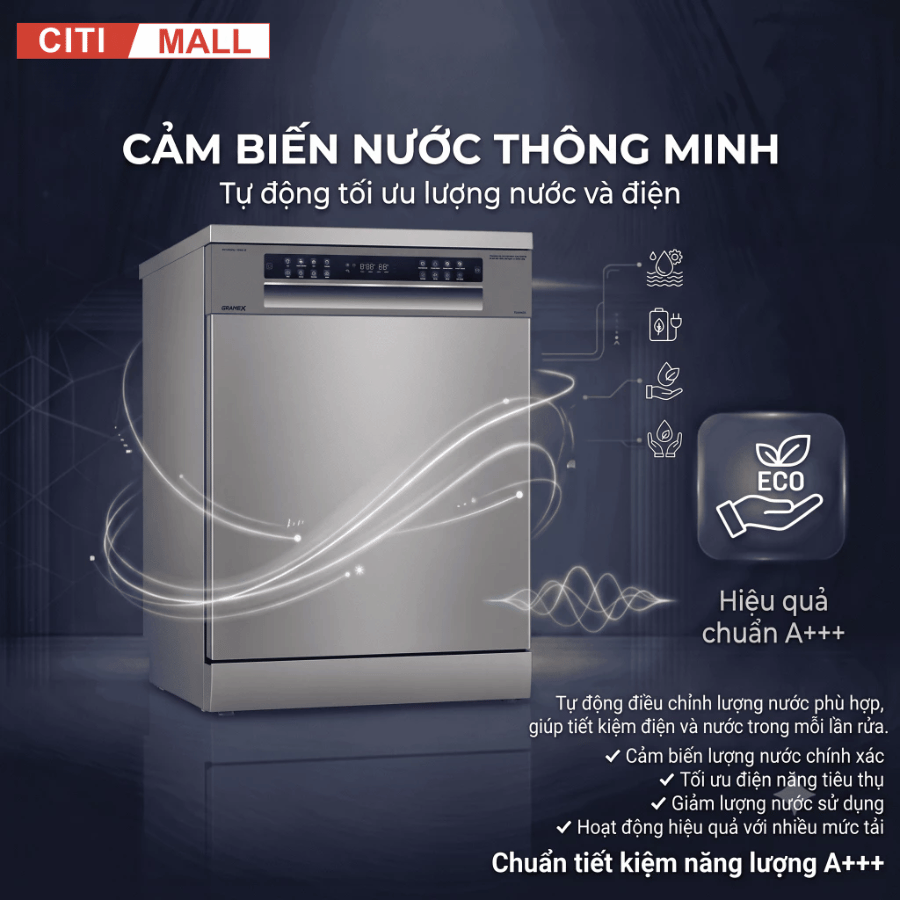 MÁY RỬA BÁT GRANDX SMI8GX82 2026