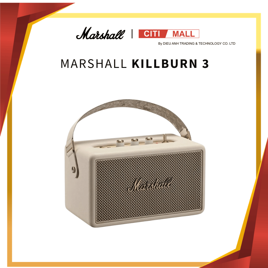 Marshall Kilburn 3 - Loa Bluetooth Thế Hệ Mới 2026 tại Giga Việt Nam x Citimall 02