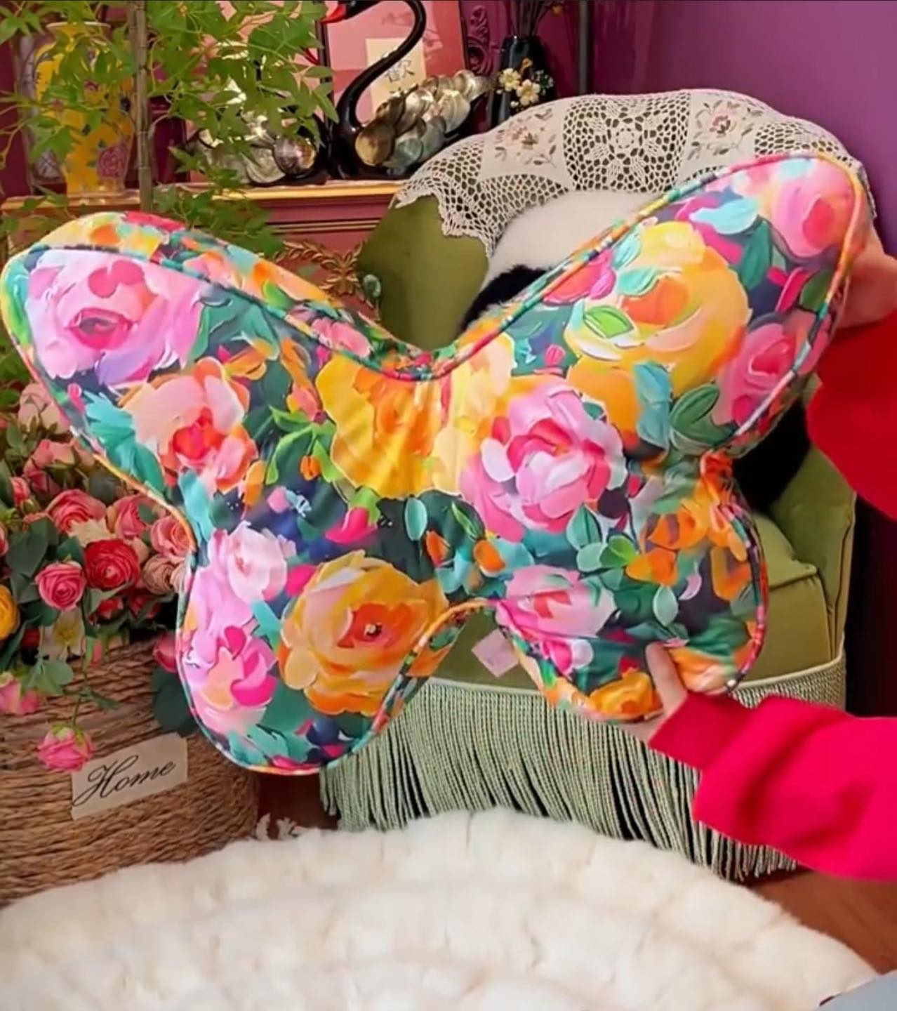 Gối Tựa Butterfly Magrace