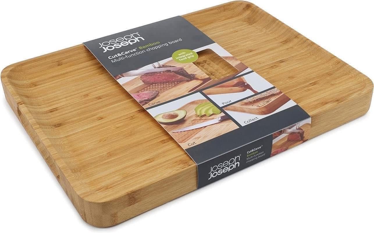 Thớt tre chữ nhật Joseph Joseph Cut & Carve Bamboo 60142