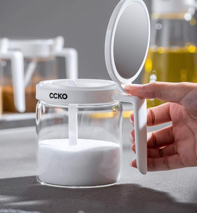 SET HŨ GIA VỊ THỦY TINH CCKO