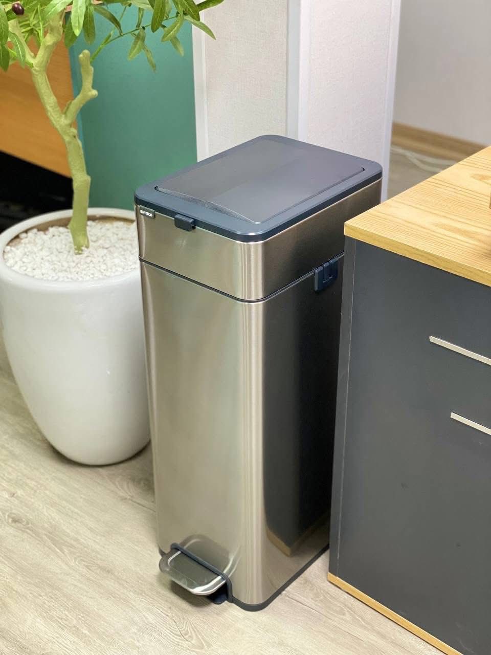 THÙNG RÁC INOX ELPHECO CAO CẤP