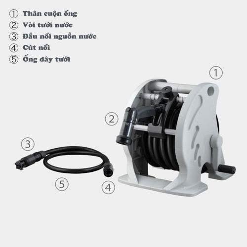 Bộ Vòi Thu Rút Tưới Vườn Mercury 2 Twister