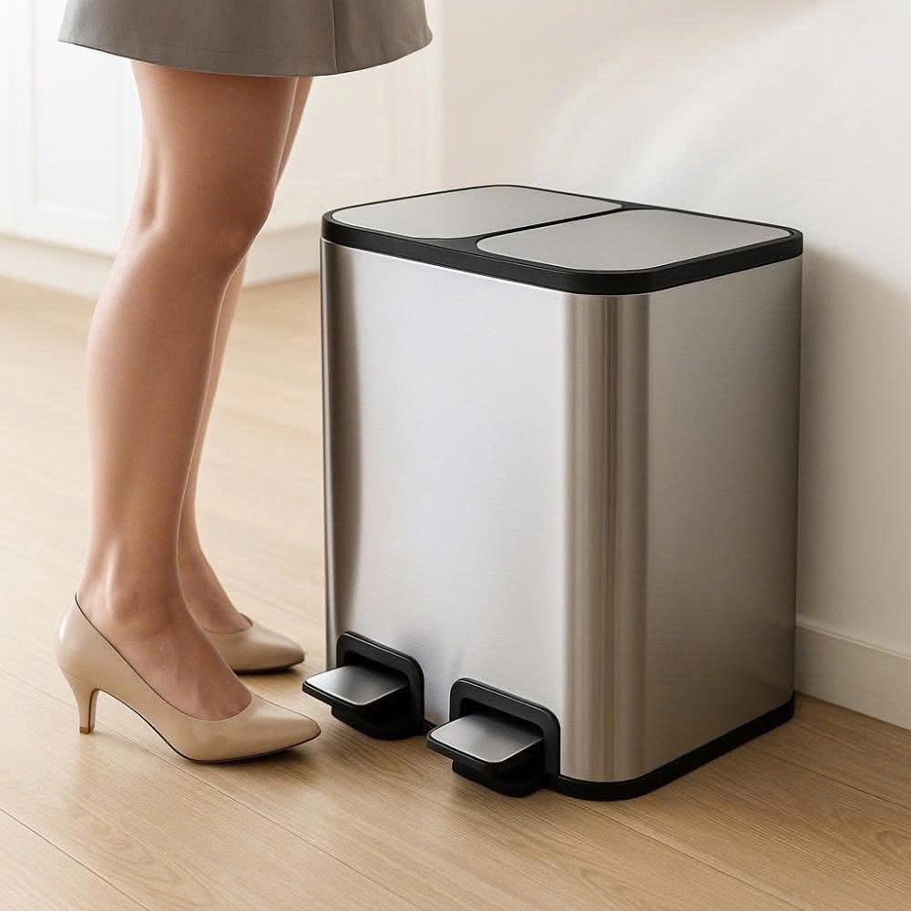 Thùng rác đạp chân đôi Elpheco