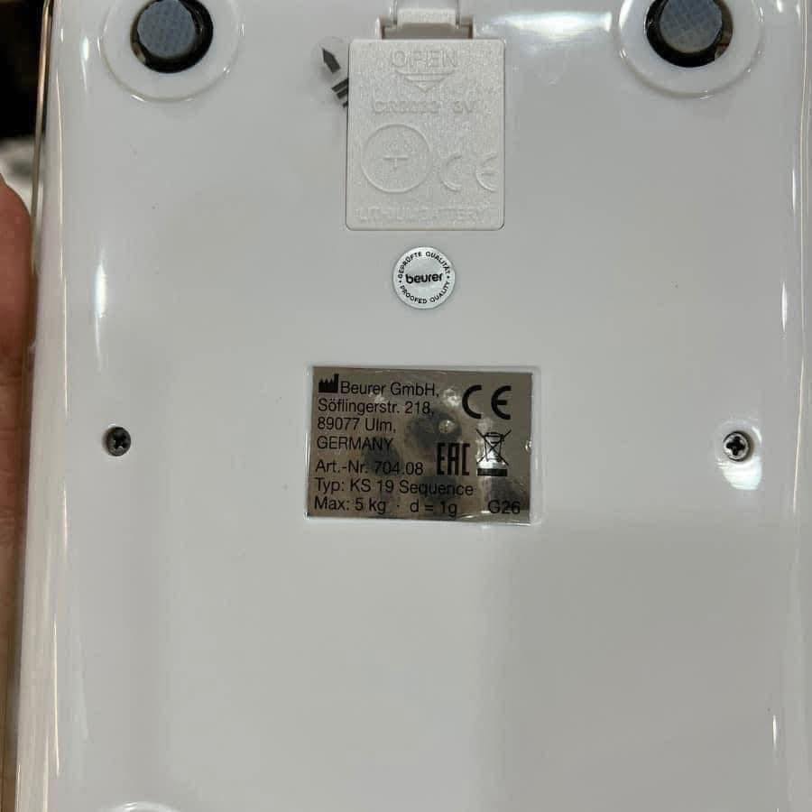 CÂN NHÀ BẾP BEURER KS19 – CHUẨN TỪNG GRAM