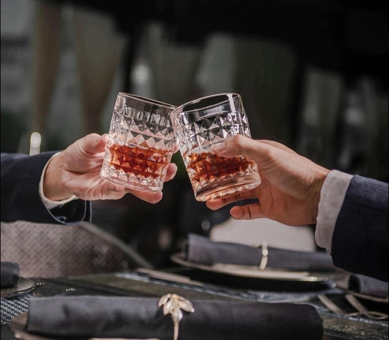 BỘ 6 CỐC PHA LÊ BOHEMIA DIAMOND 230ML