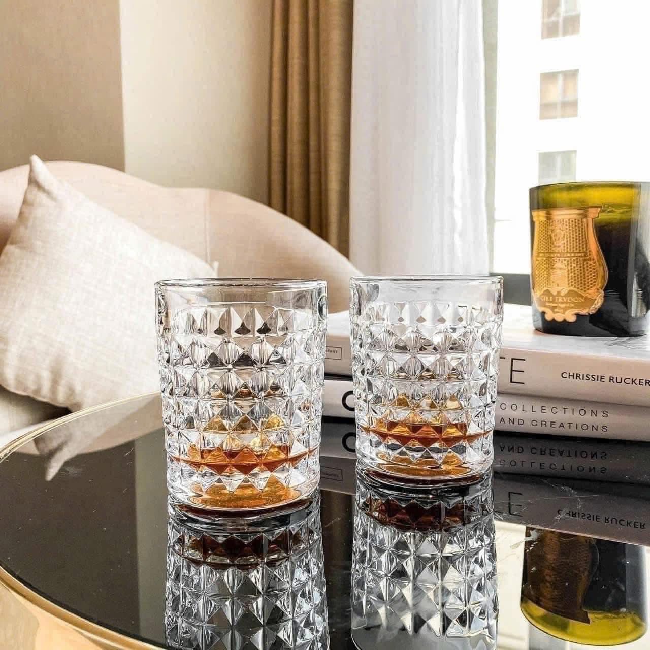 BỘ 6 CỐC PHA LÊ BOHEMIA DIAMOND 230ML