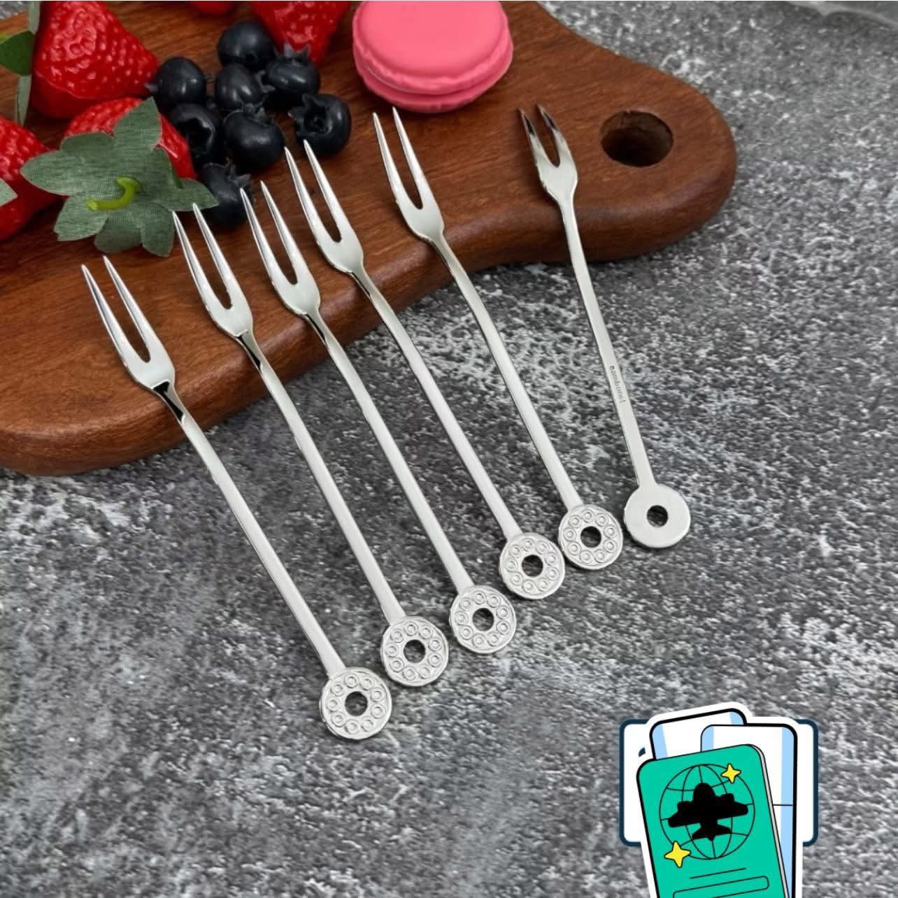 Set 6 Nĩa Tiệc Cao Cấp Sambonet