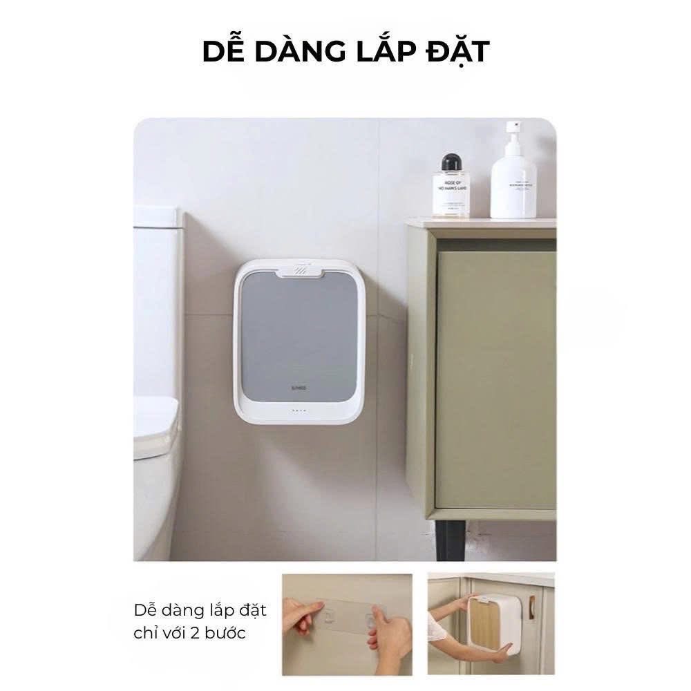 Thùng rác cảm biến treo tủ bếp thông minh Elpheco CASA - 7L