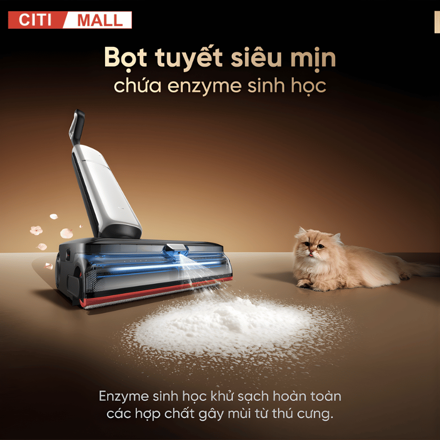 Dreame H16 Pro - Máy Hút Bụi Lau Sàn Khô Ướt 2026 tại Citimall- Giga Việt Nam - Vua Nhà Bếp Đức 06
