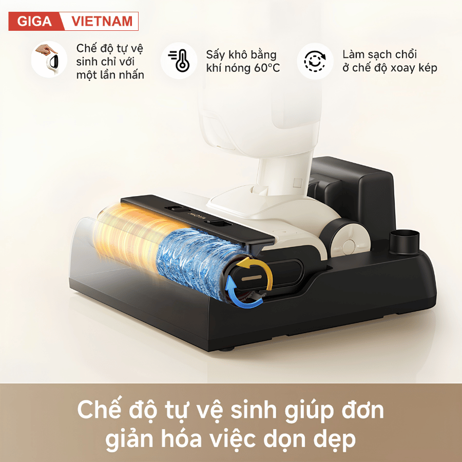 Mova K30 - Máy Hút Bụi Lau Sàn Cầm Tay 2026 tại Giga Việt Nam x Vua Nhà Bếp Đức 05