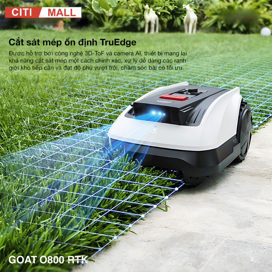 Ecovacs GOAT O800 RTK - Robot Cắt Cỏ Thông Minh 2026 tại Citimall 05