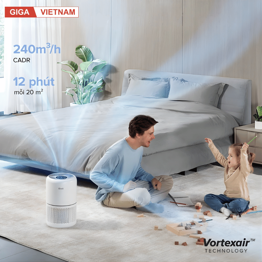 Levoit Core 300S - Máy Lọc Không Khí 2026 tại Giga Việt Nam x Citimall 09