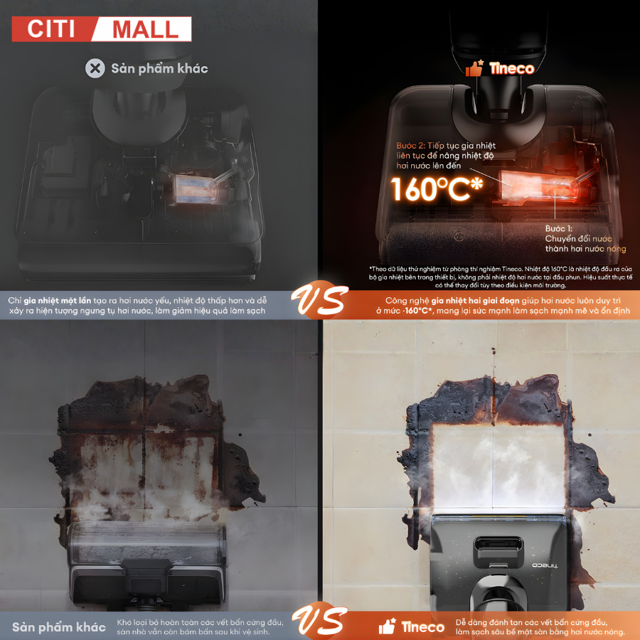 Tineco FLOOR ONE I7 Steam- Máy Hút Bụi Lau Nhà 2026 tại Citimall 06