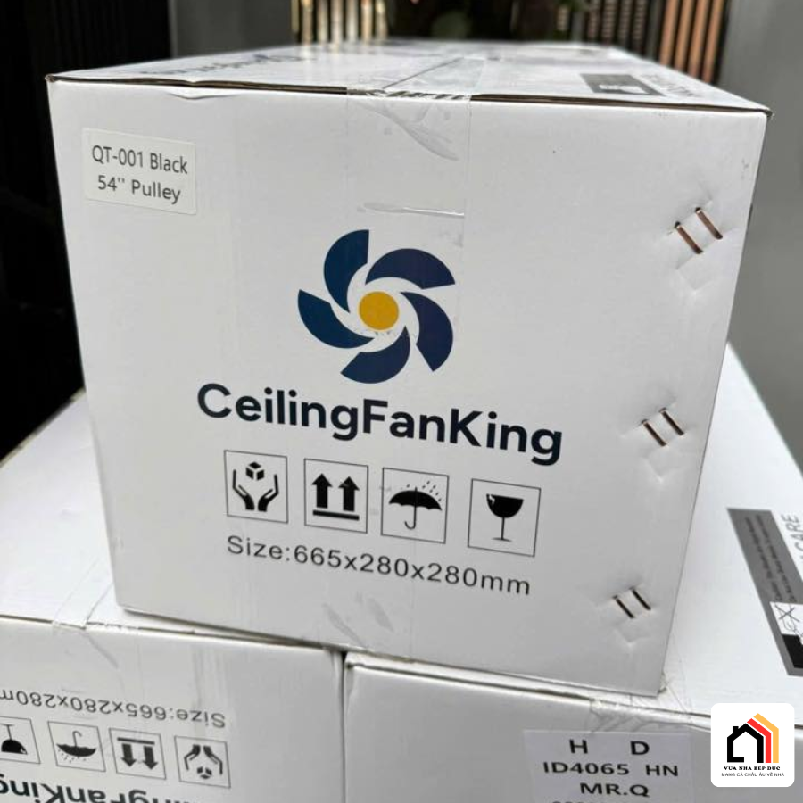 Quạt trần đèn CeilingFanking QT-001 tại Vua Nhà Bếp Đức 06
