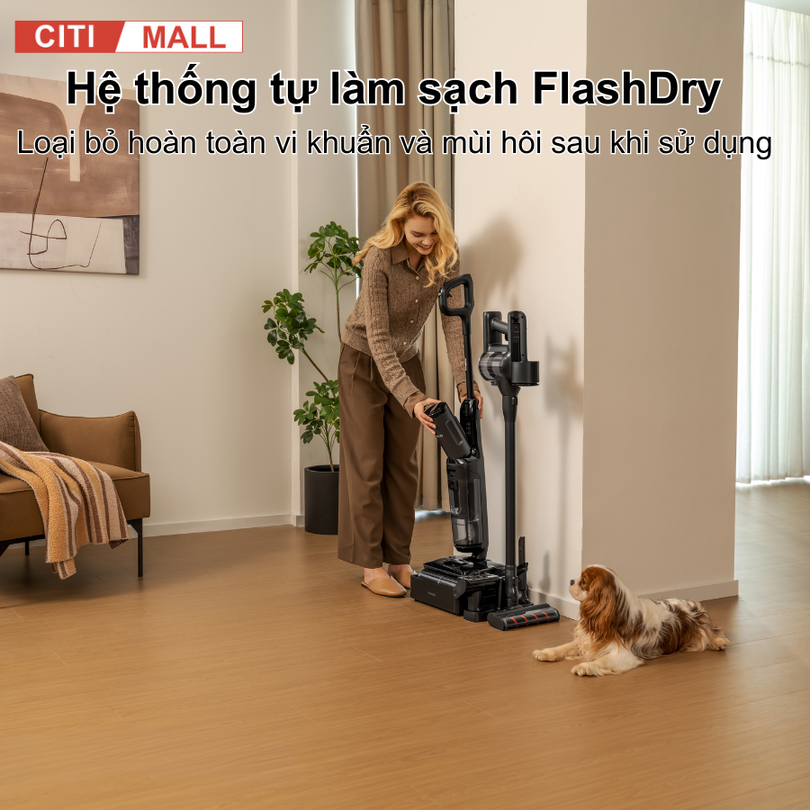 Tineco FLOOR ONE Switch S7 Steam- Máy Hút Bụi Lau Nhà 2026 tại Citimall 06